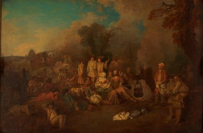 ビバーク 作： Jean Antoine Watteau